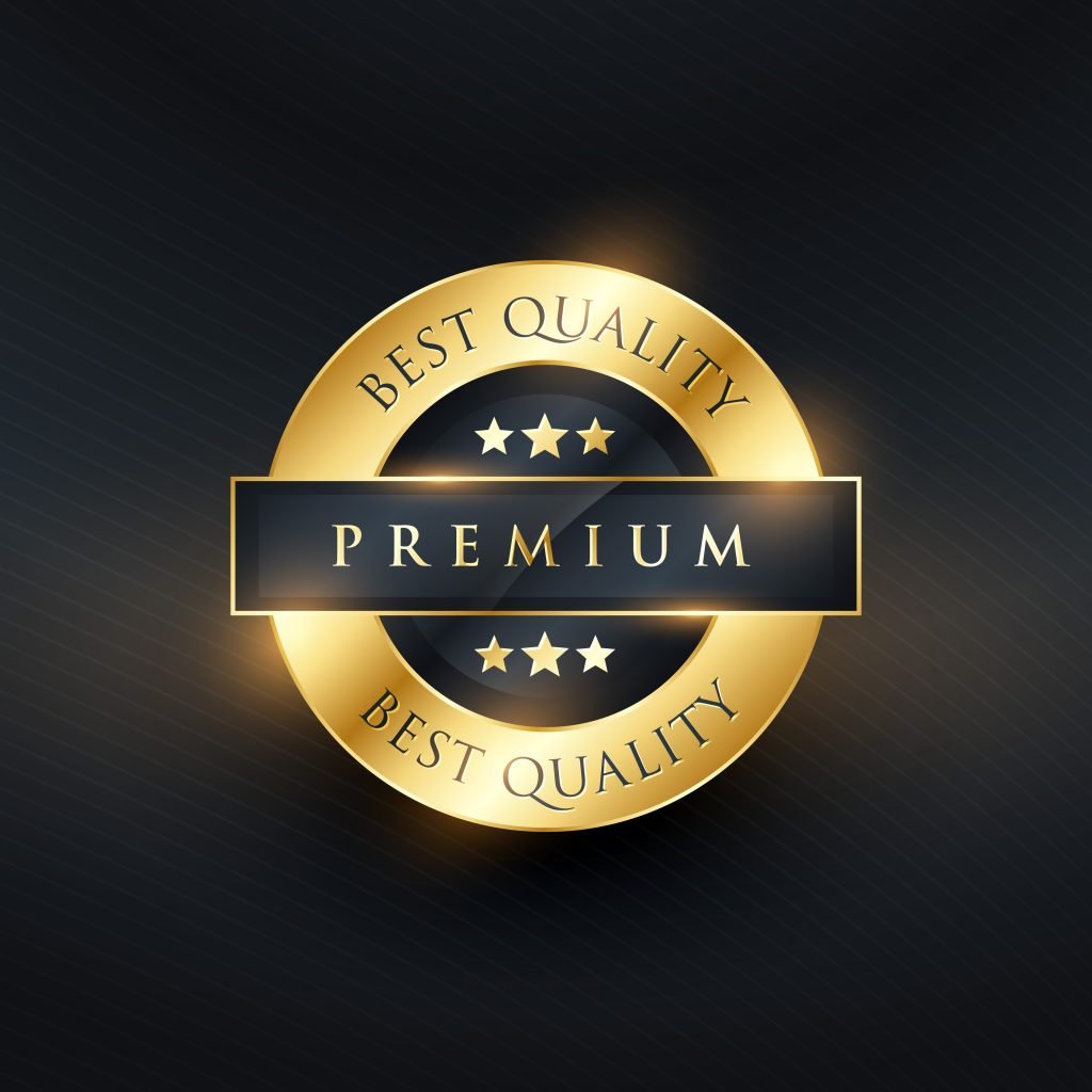 best quality premium label design vector best quality of cloth turban logo