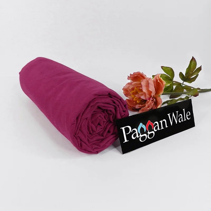 Solid Pink Turban 1