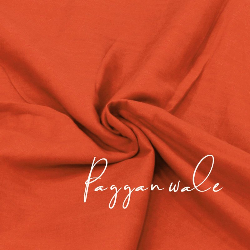 Vivid orange turban - Pagganwale