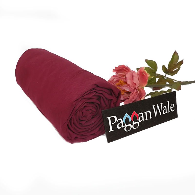 Maroon Oak turban 1