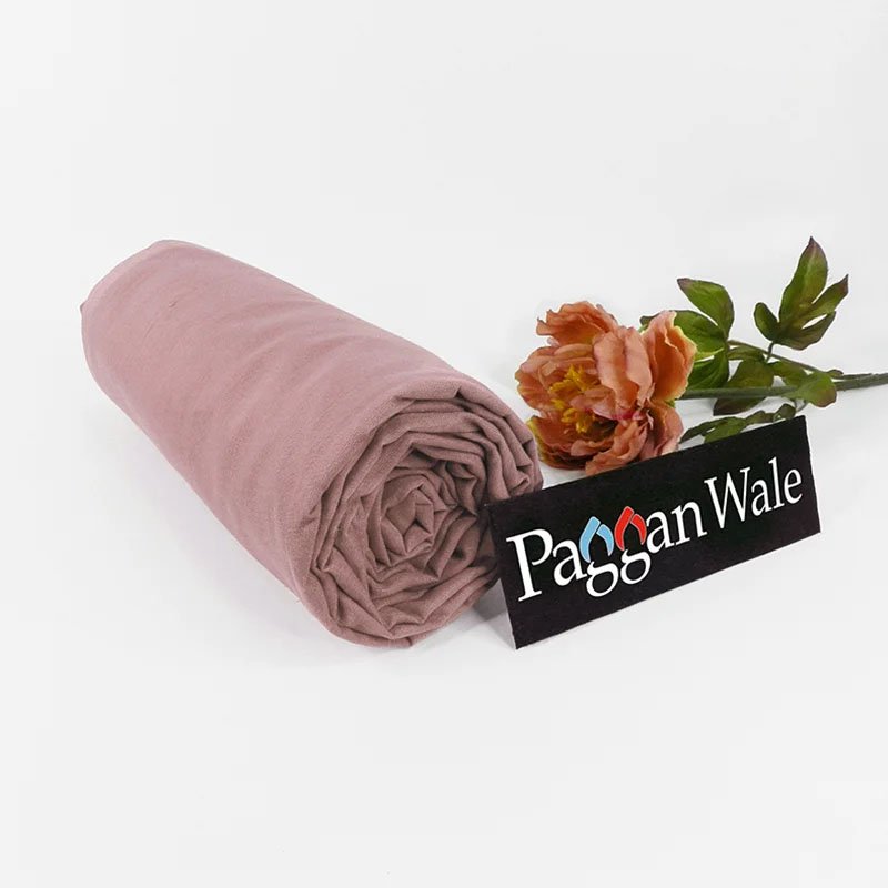 Dusty Rose Pink Turban 1