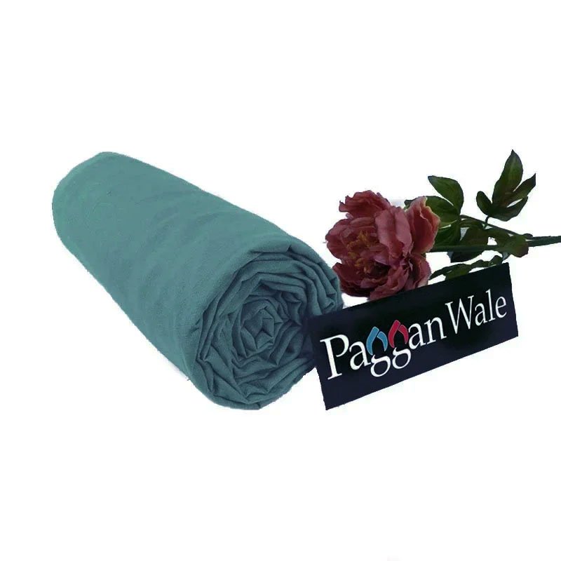 Dusty Teal Green Turban 1