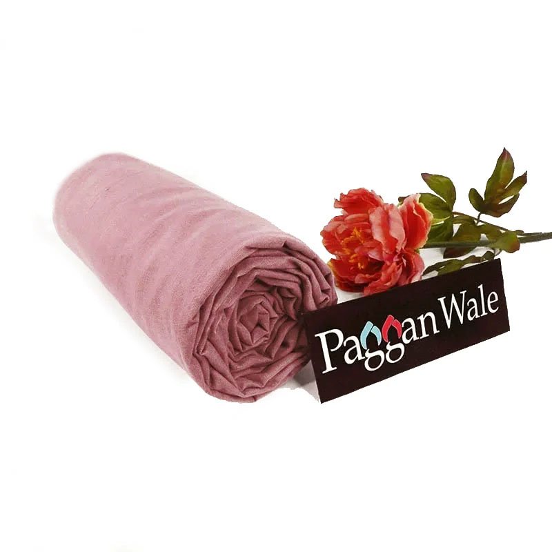 Dusty Rose Pink Turban 1