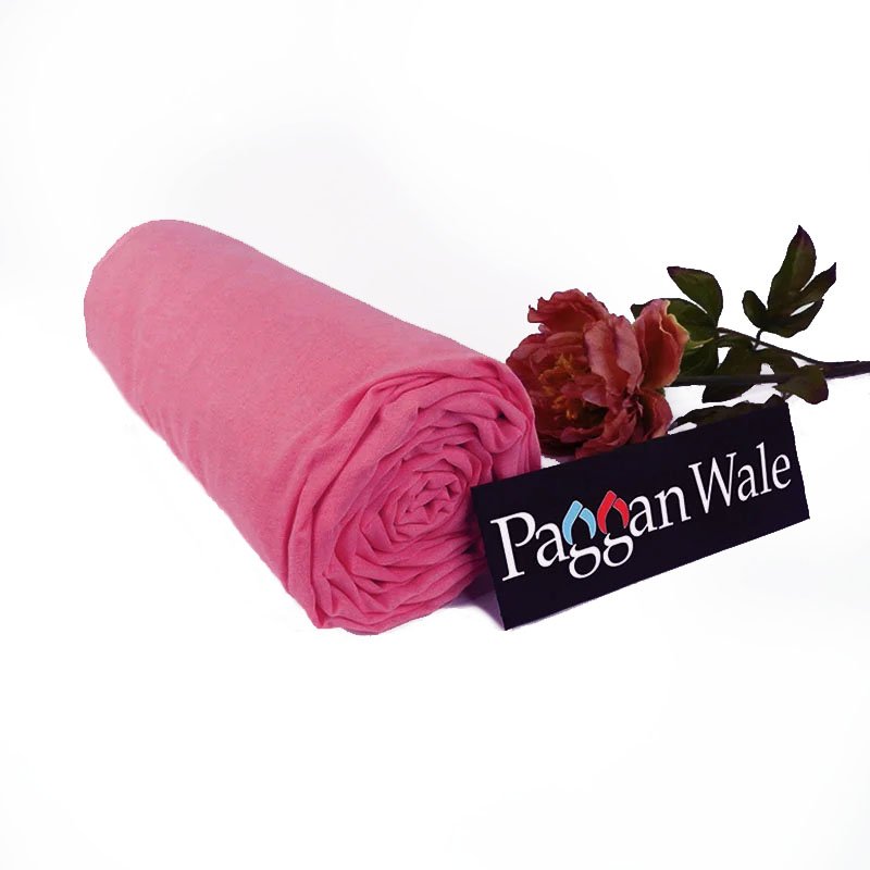 Vibrant Rose Pink Turban 1